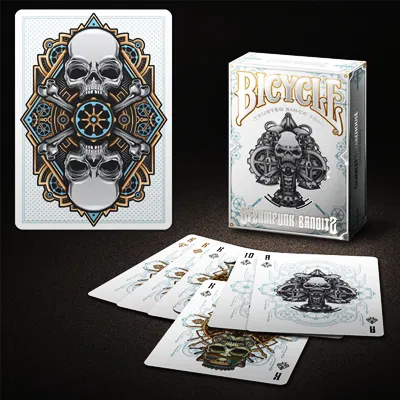 Bicycle Steampunk Deck (White) - image 1