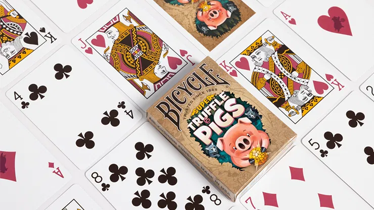 Bicycle Super Truffle Pigs Playing Cards - image 3