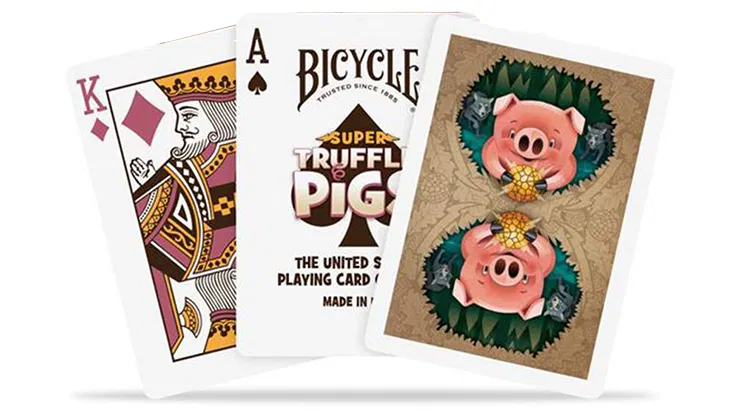 Bicycle Super Truffle Pigs Playing Cards - image 4