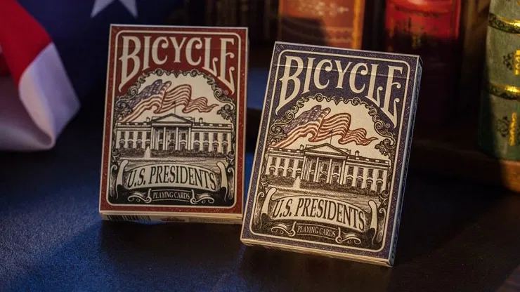 Bicycle U.S. Presidents Playing Cards (Democratic Blue) - image 1