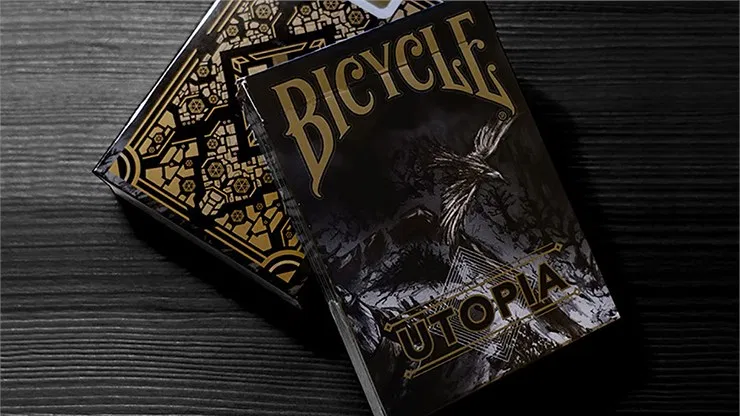 Bicycle Utopia Black Gold Playing Cards