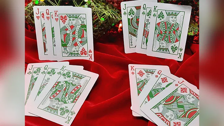 Bicycle Vintage Christmas Playing Cards - image 2