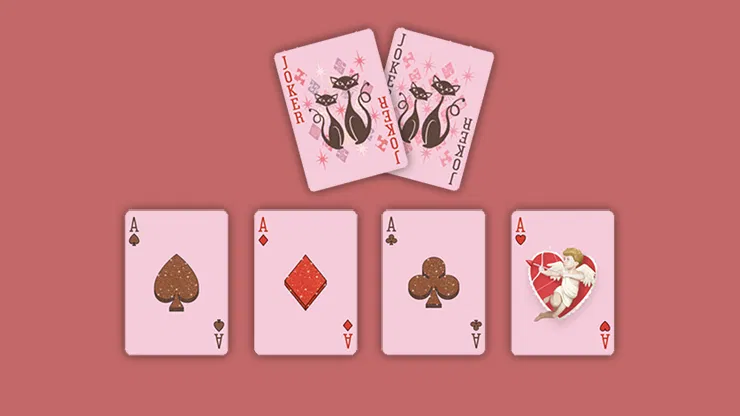 Bicycle Vintage Valentine Playing Cards - image 4