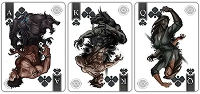 Bicycle Werewolf Full Moon Playing Cards (Special Edition) - image 3