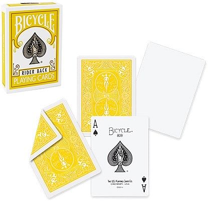 Bicycle Yellow Playing Cards Deck Brand New 