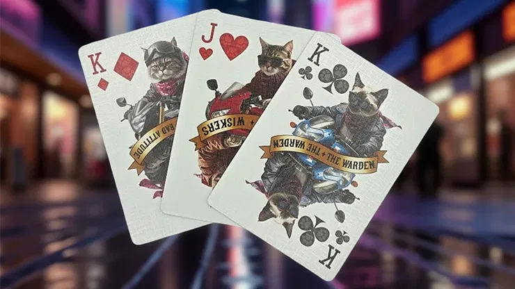Biker Cats Playing Cards - image 5