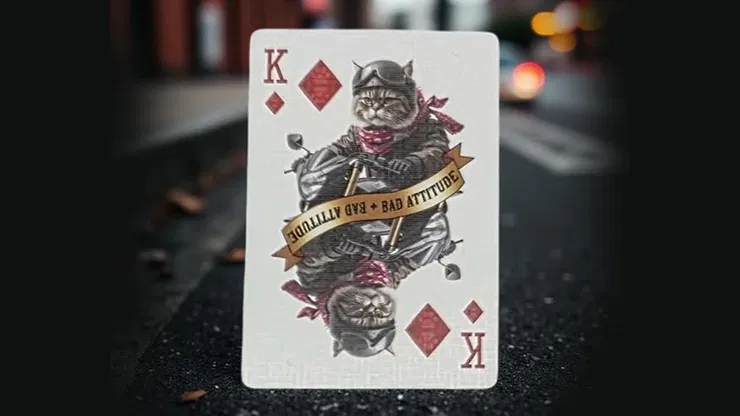 Biker Cats Playing Cards - image 6