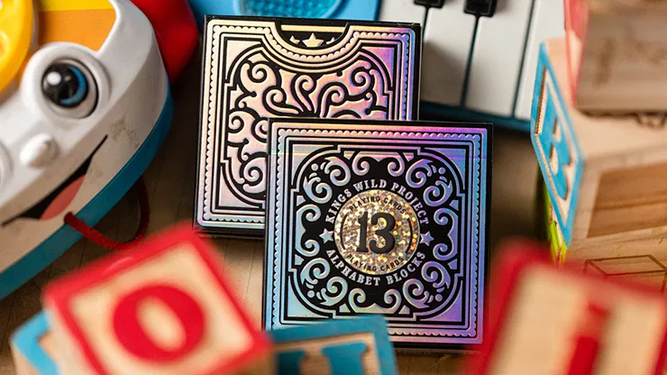 Black Alphabet Blocks Playing Cards - image 6
