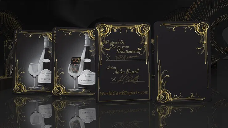 Black Exquisite Special Players Edition Playing Cards - image 3