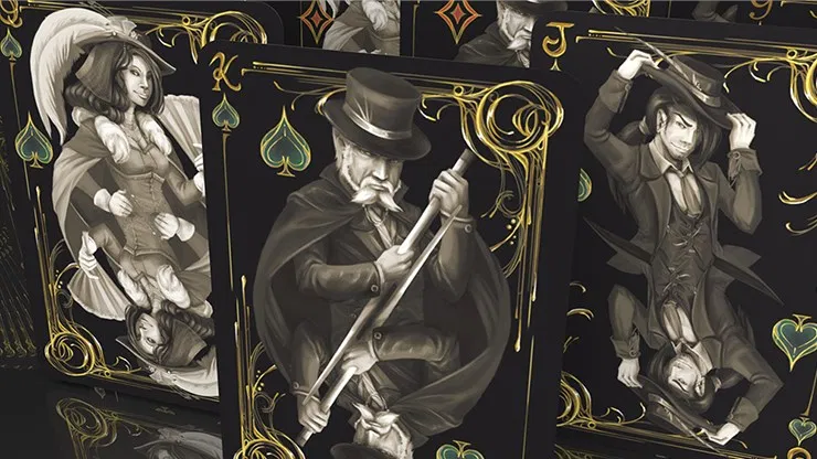 Black Exquisite Special Players Edition Playing Cards - image 5