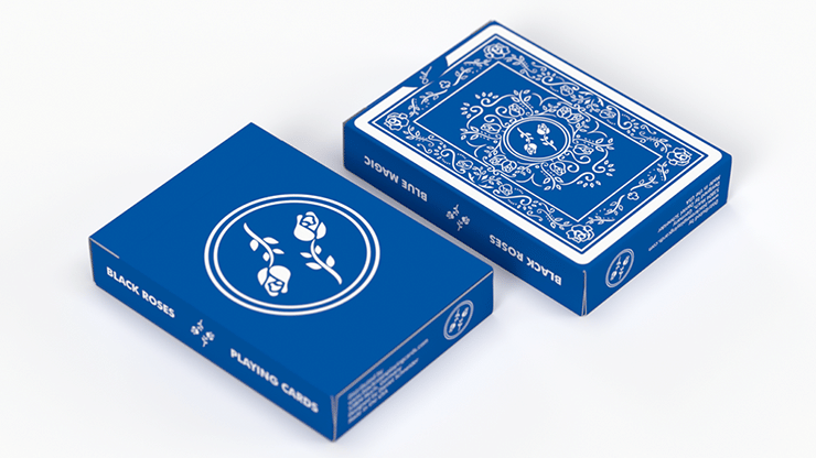 Black Roses Blue Magic Playing Cards - thumbnail 4