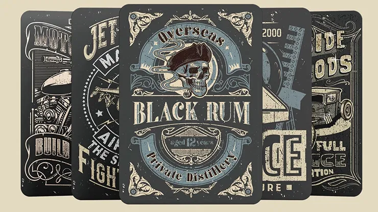 Black Rum Playing Cards - image 2