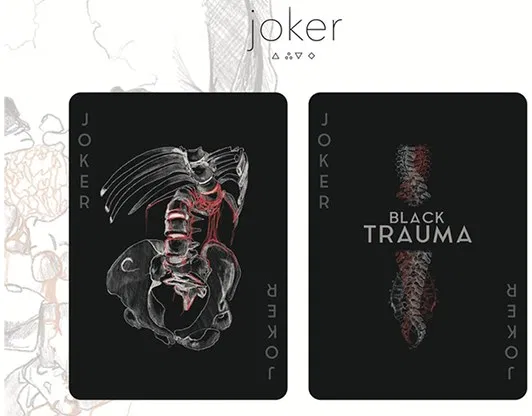 Black Trauma Playing Cards - image 5
