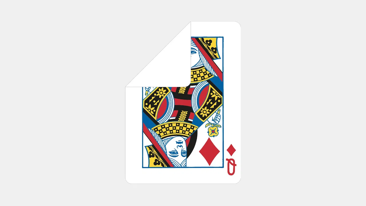 Blank Back Playing Cards (Bicycle)