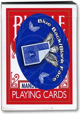 Bicycle Mandolin Back Blank Face Cards