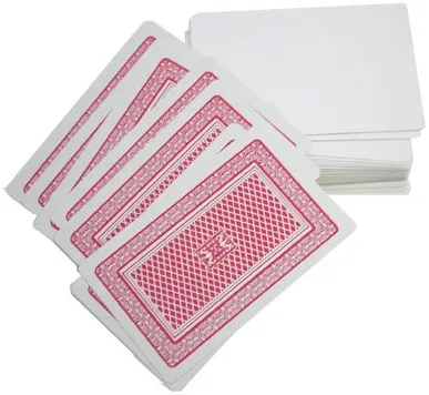 Royal Blank Face Playing Cards (Red)