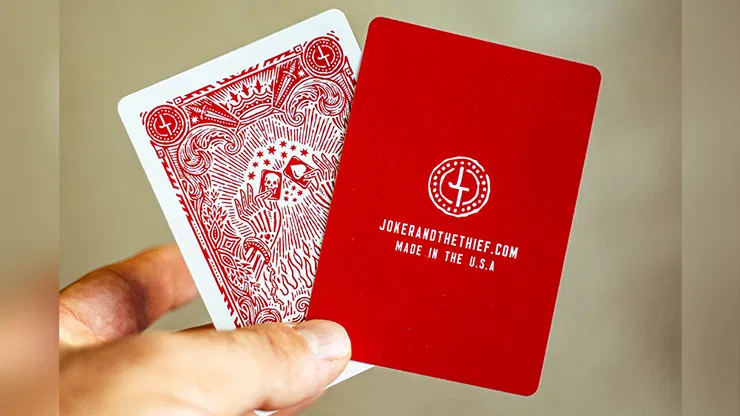 Blood Red Edition V3 Joker and the Thief Playing Cards - image 3