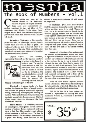Book Of Numbers Volume 1 - image 2