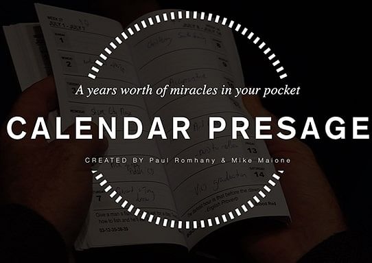 Calendar Presage - magic