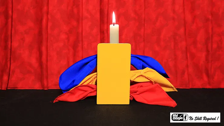 Candle Through Silks