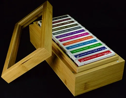 Carat B12 Bamboo Brick Box Display Case - image 2