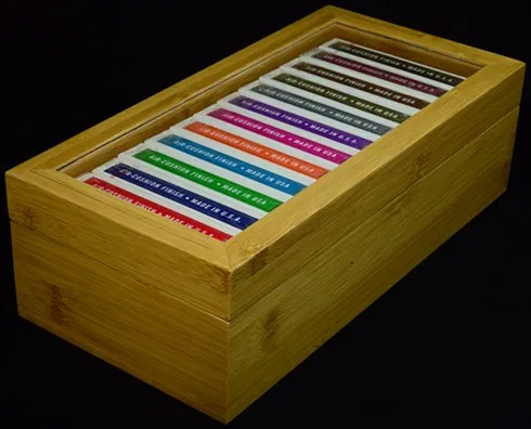 Carat B12 Bamboo Brick Box Display Case - image 3