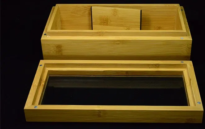 Carat B12 Bamboo Brick Box Display Case - image 5