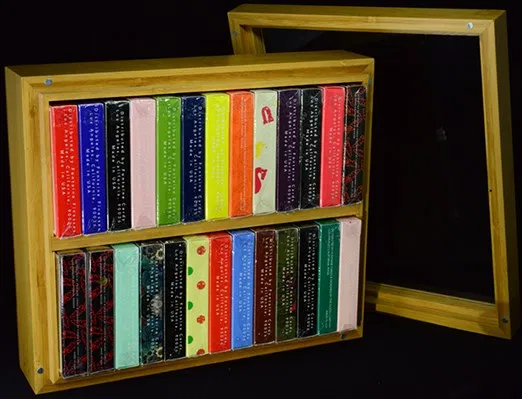 Carat B24 Bamboo Double Brick Box Display Case - image 3