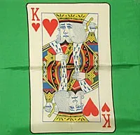 Card Silk 18" (King of Hearts)
