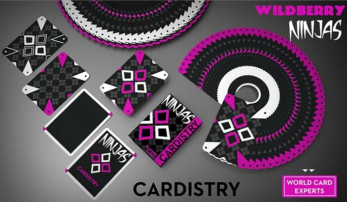 Cardistry Ninjas Wildberry Playing Cards  - image 2