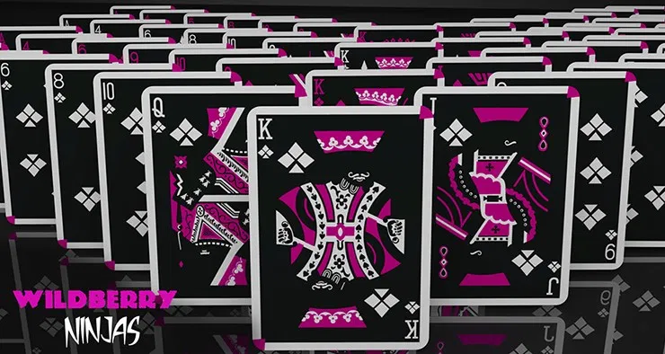 Cardistry Ninjas Wildberry Playing Cards  - image 5