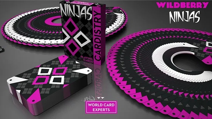 Cardistry Ninjas Wildberry Playing Cards  - image 1