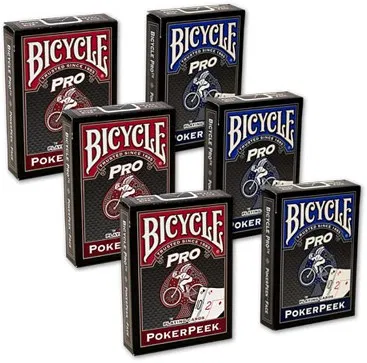 Bicycle Poker Peek Pro Playing Cards (6-Pack) - image 1