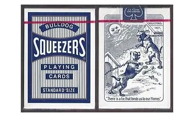 Squeezers Bulldog Playing Cards (Blue)