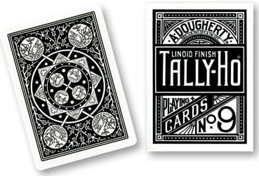 Tally Ho Fan Back (Black) | Vanishing Inc. Magic