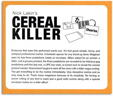 Cereal Killer trick Nick Lakin