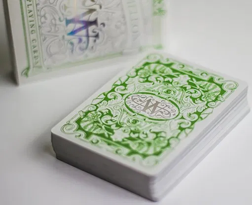 Chameleon Playing Cards signed By Asi Wind (Green) - image 4
