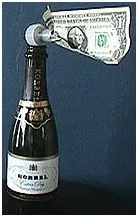 Champagne Surprise trick