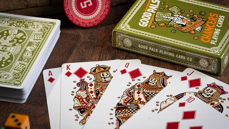 Chancers V3 Green  Playing Cards - image 2