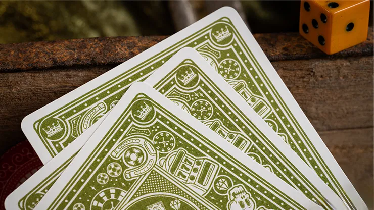 Chancers V3 Green  Playing Cards - image 5