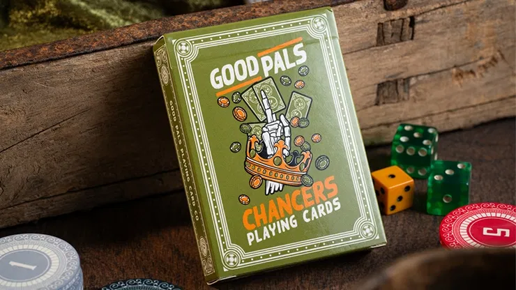 Chancers V3 Green  Playing Cards - image 1