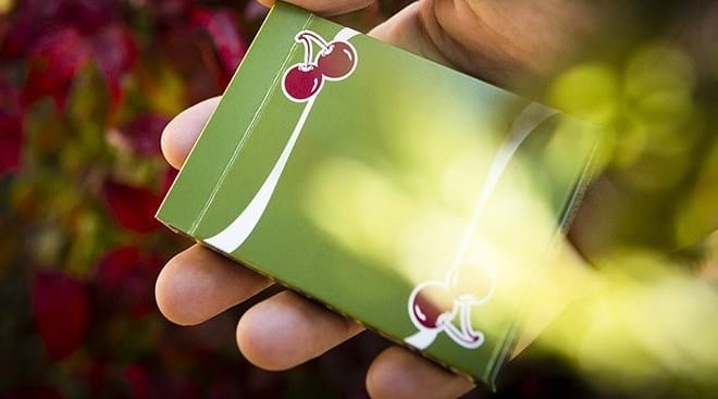 Cherry Casino Fremonts Playing Cards (Sahara Green) - image 1