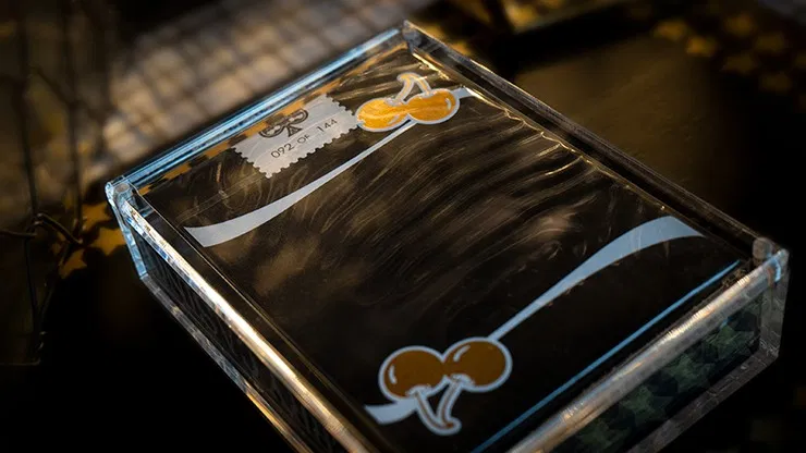 Limited Edition Cherry Casino Gilded (Monte Carlo Black and Gold) Playing Cards - image 2