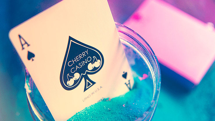 Cherry Casino Playing Cards House Deck - McCarran Silver