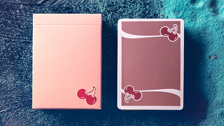Cherry Casino House Deck Playing Cards (Flamingo Pink) - image 2