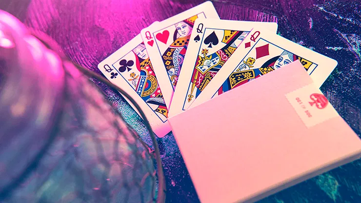 Cherry Casino House Deck Playing Cards (Flamingo Pink) - image 5