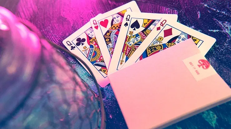Cherry Casino House Deck Playing Cards (Flamingo Pink) - image 7