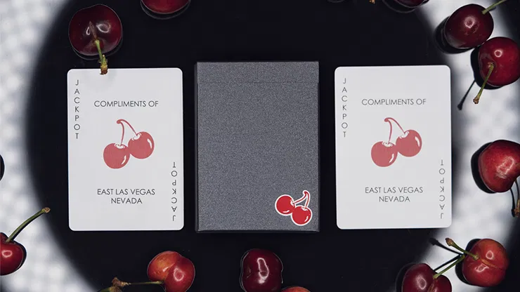 Cherry Casino House Deck Playing Cards True Black - image 2