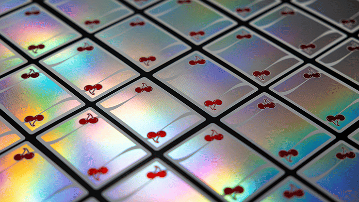 Cherry Casino Sands Mirage Holographic Playing Cards - thumbnail 3