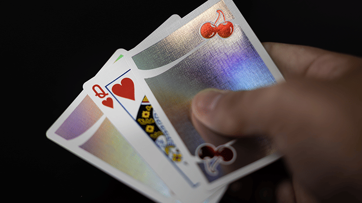 Cherry Casino Sands Mirage Holographic Playing Cards - thumbnail 5
